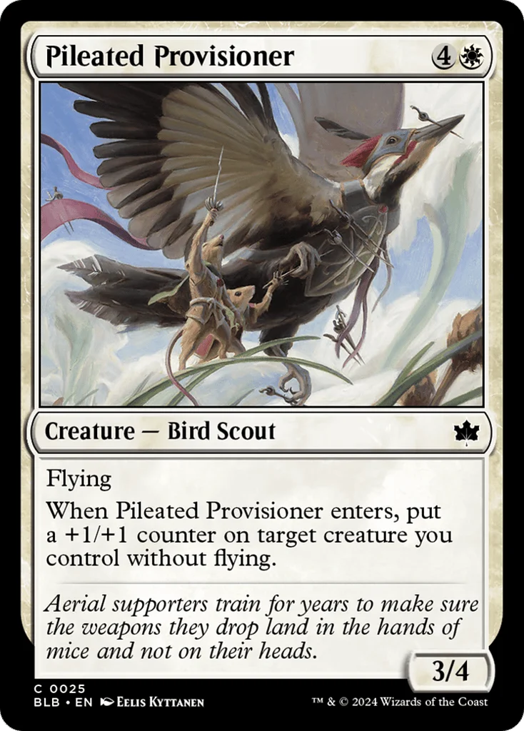 Pileated Provisioner · Bloomburrow