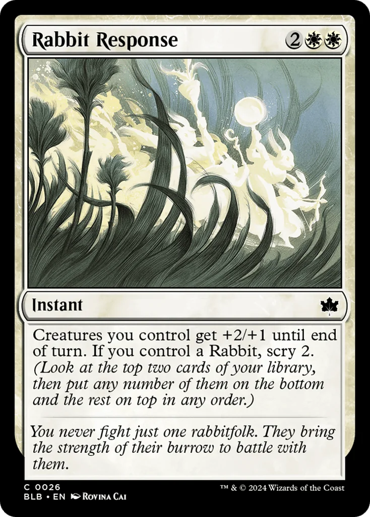 Rabbit Response · Bloomburrow