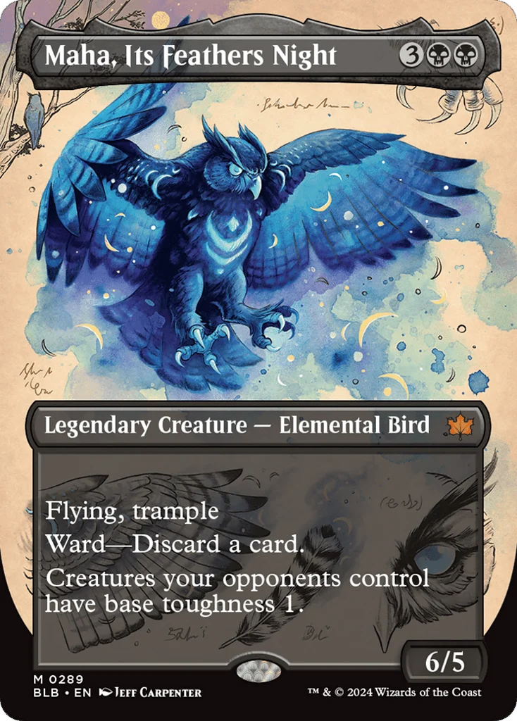 Maha, Its Feathers Night · Bloomburrow