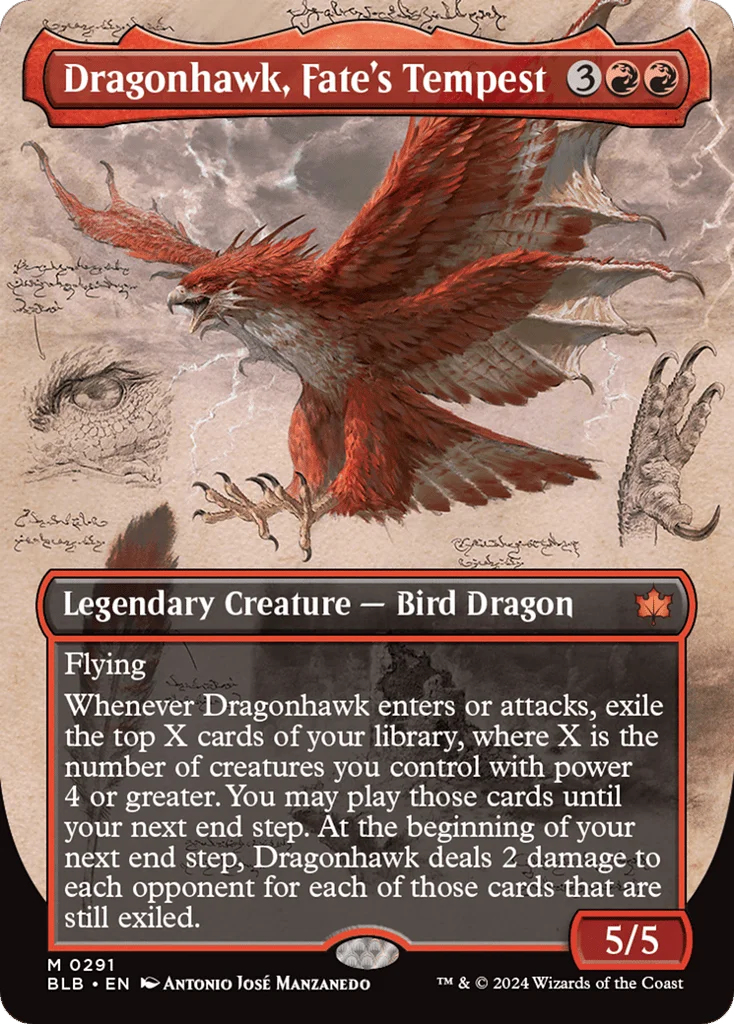 Dragonhawk, Fate's Tempest · Bloomburrow