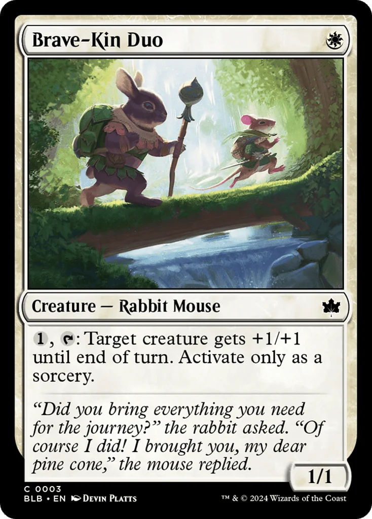 Brave-Kin Duo · Bloomburrow