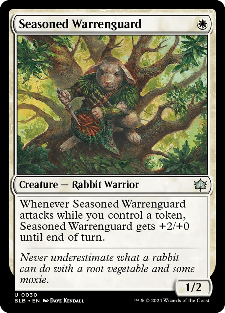 Seasoned Warrenguard · Bloomburrow