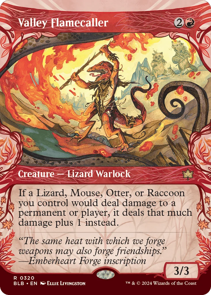 Valley Flamecaller · Bloomburrow