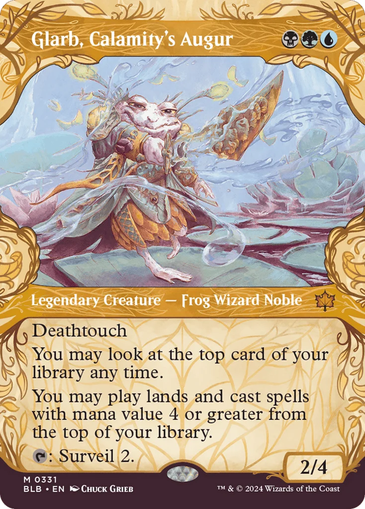 Glarb, Calamity's Augur · Bloomburrow