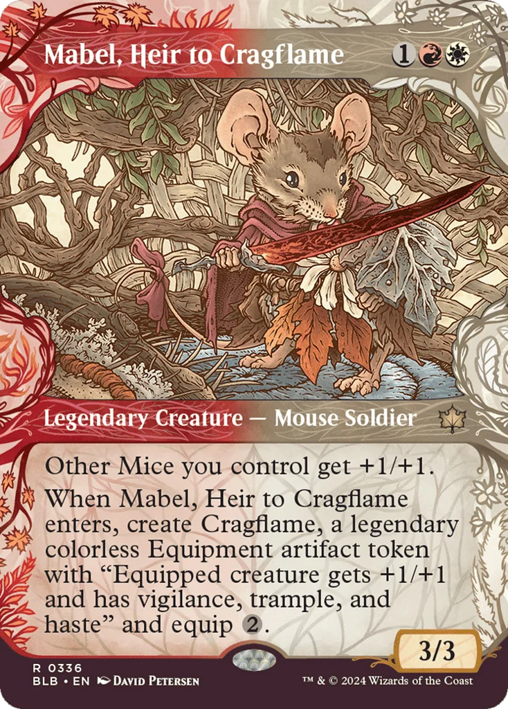 Mabel, Heir to Cragflame · Bloomburrow