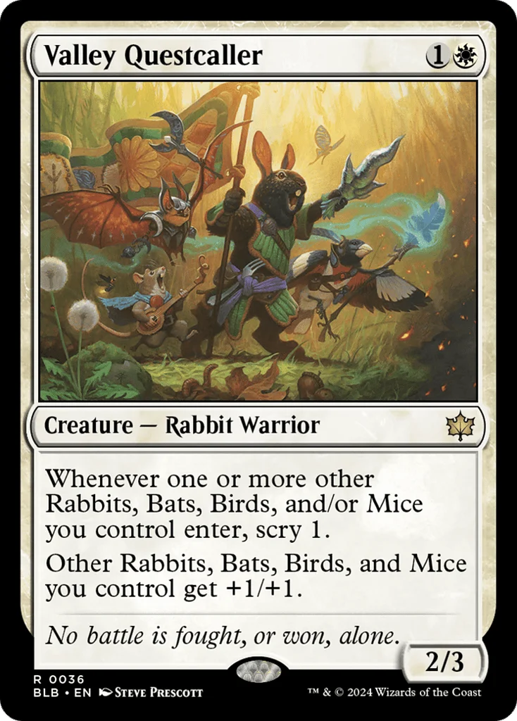 Valley Questcaller · Bloomburrow