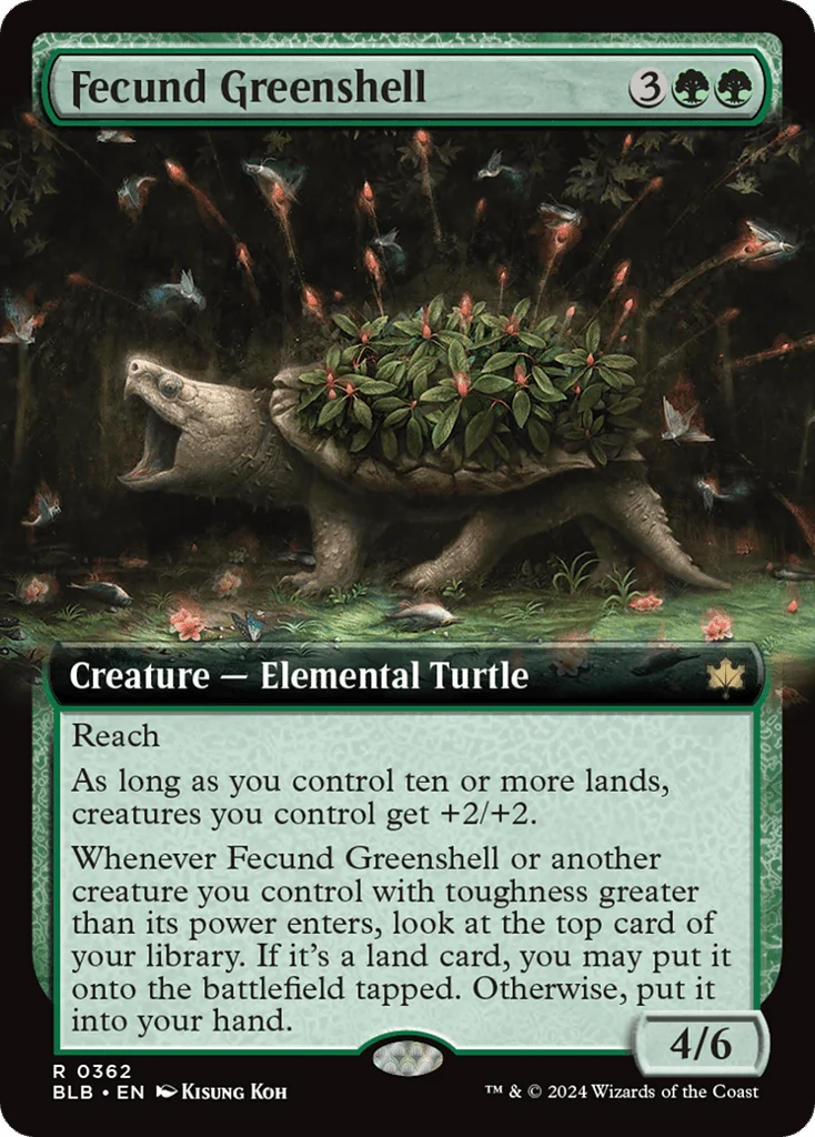 Fecund Greenshell · Bloomburrow