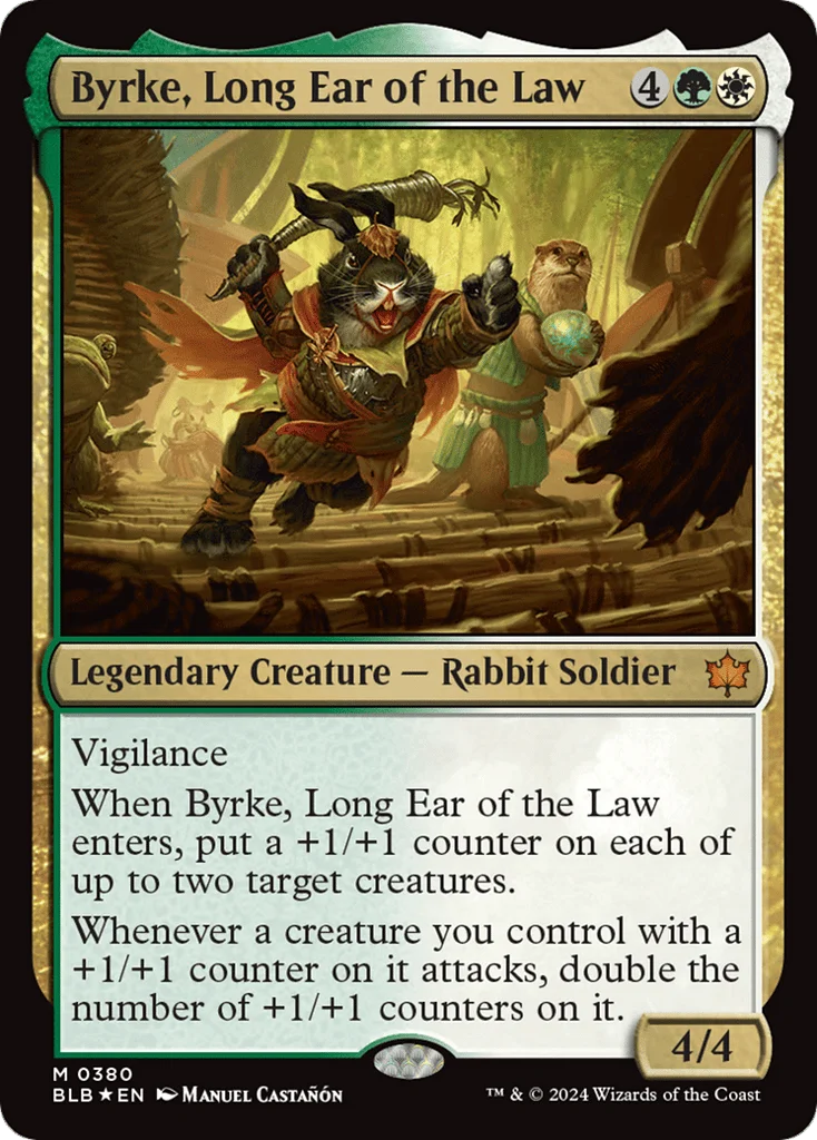 Byrke, Long Ear of the Law · Bloomburrow
