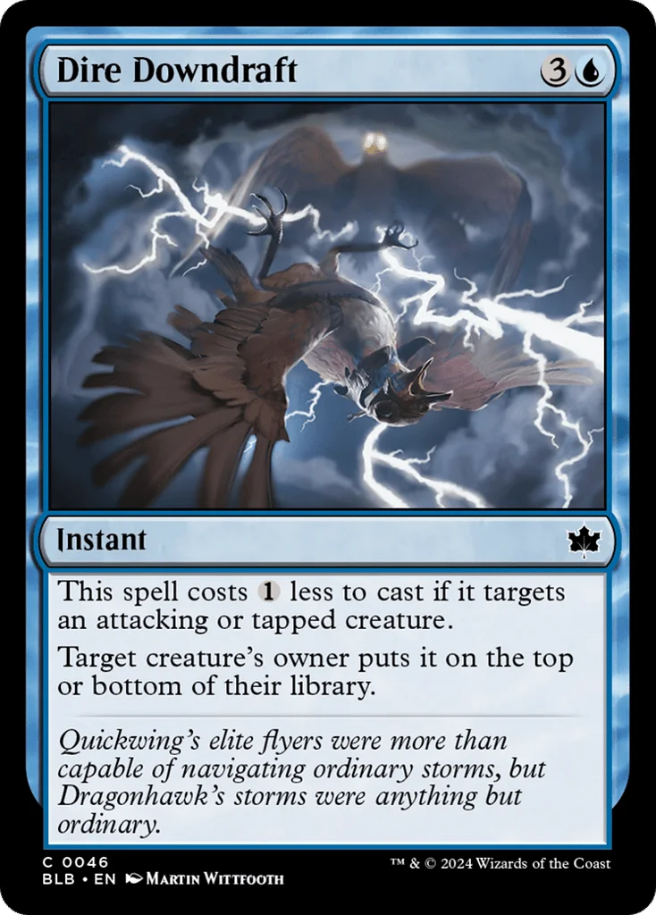 Dire Downdraft · Bloomburrow
