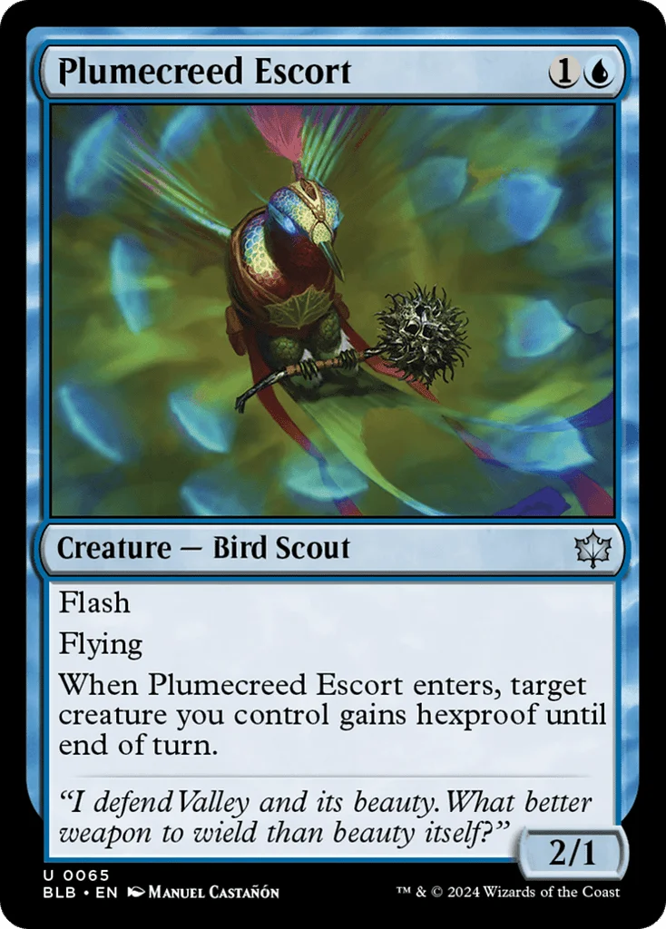 Plumecreed Escort · Bloomburrow