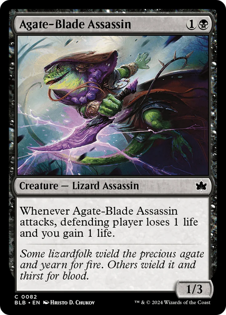 Agate-Blade Assassin · Bloomburrow