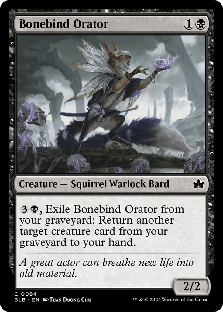 Bonebind Orator · Bloomburrow