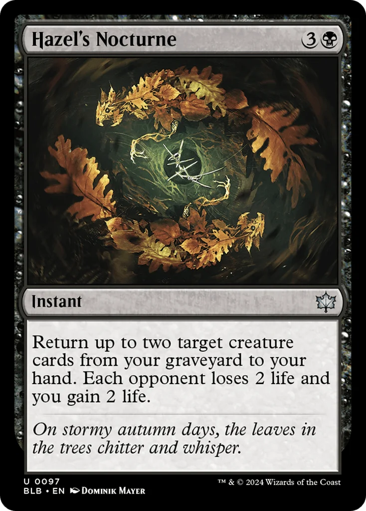 Hazel's Nocturne · Bloomburrow