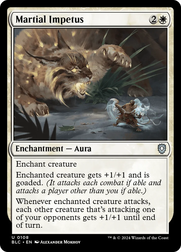 Martial Impetus · Bloomburrow Commander