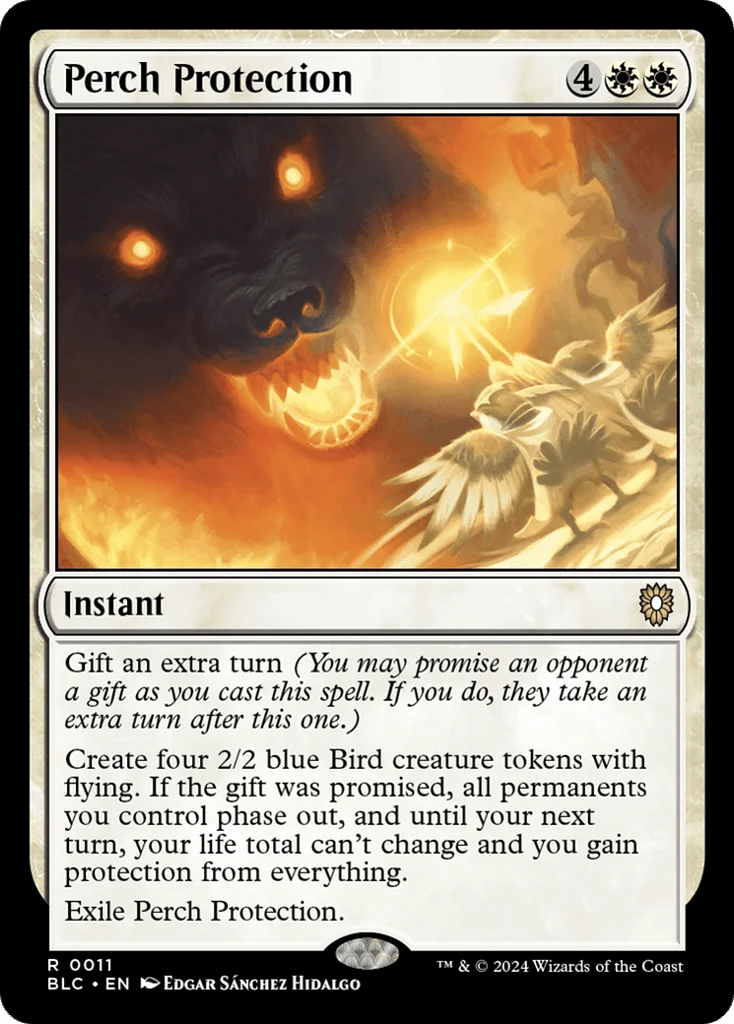 Perch Protection · Bloomburrow Commander