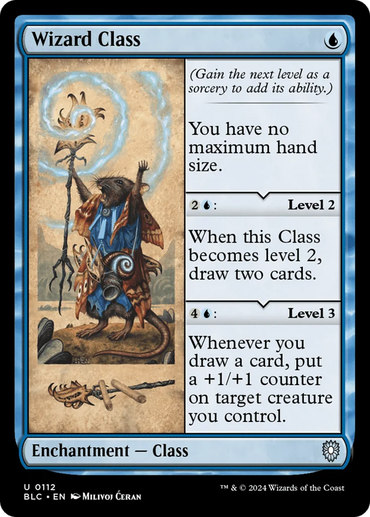 Wizard Class · Bloomburrow Commander