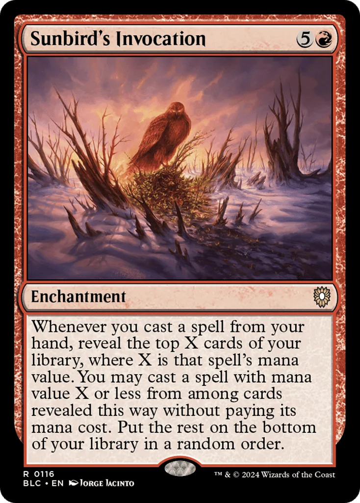 Sunbird's Invocation · Bloomburrow Commander