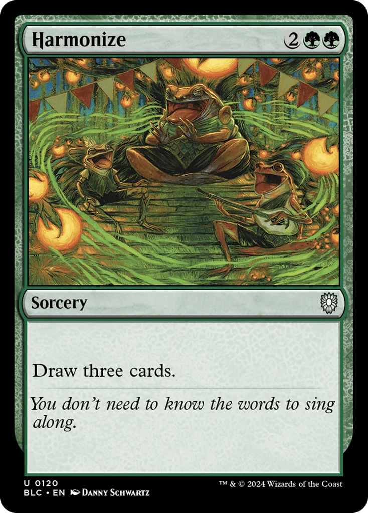 Harmonize · Bloomburrow Commander