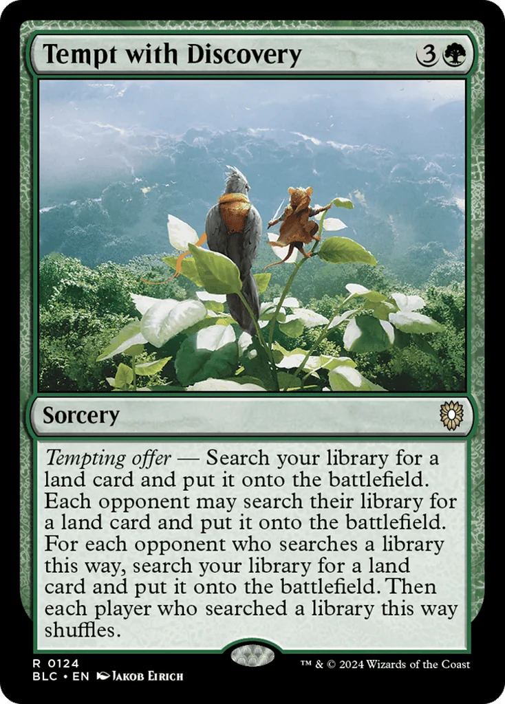 Tempt with Discovery · Bloomburrow Commander