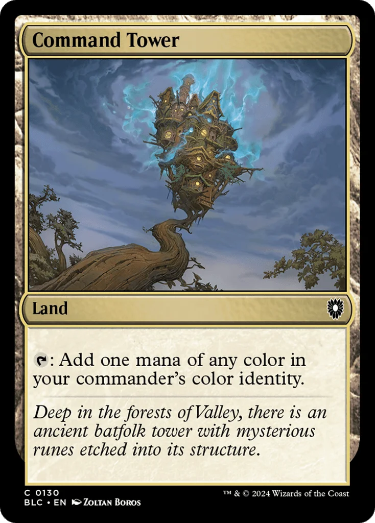 Command Tower · Bloomburrow Commander
