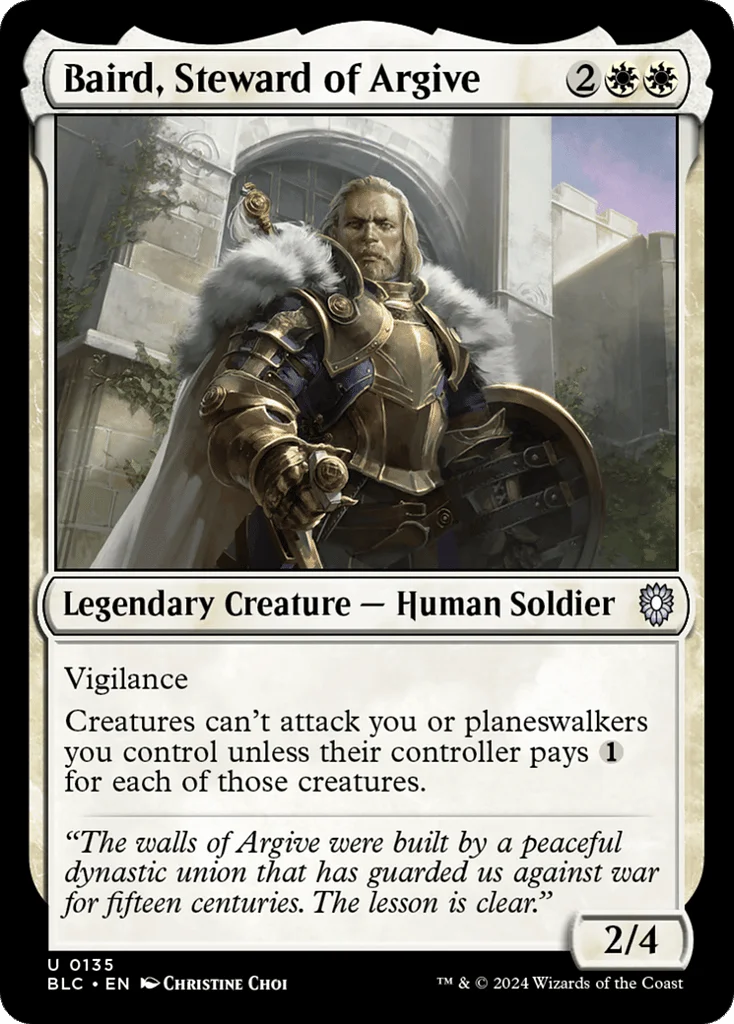 Baird, Steward of Argive · Bloomburrow Commander