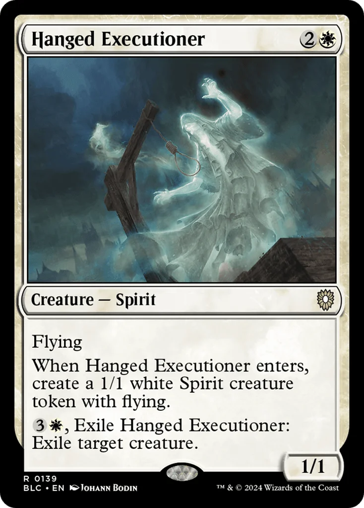 Hanged Executioner · Bloomburrow Commander
