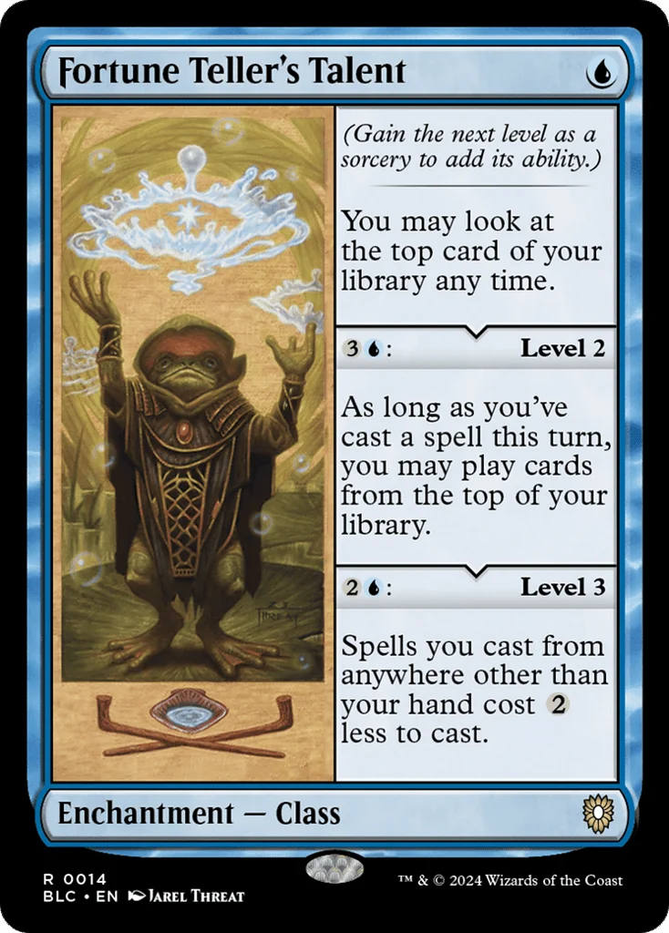 Fortune Teller's Talent · Bloomburrow Commander