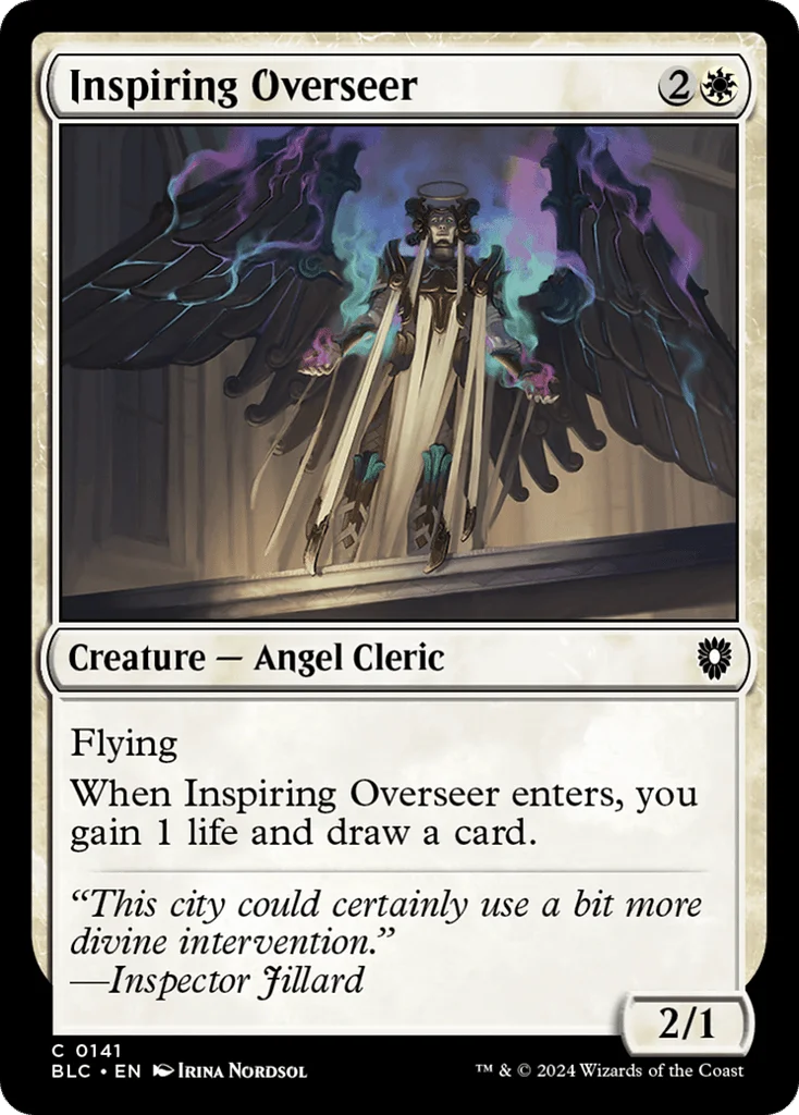 Inspiring Overseer · Bloomburrow Commander