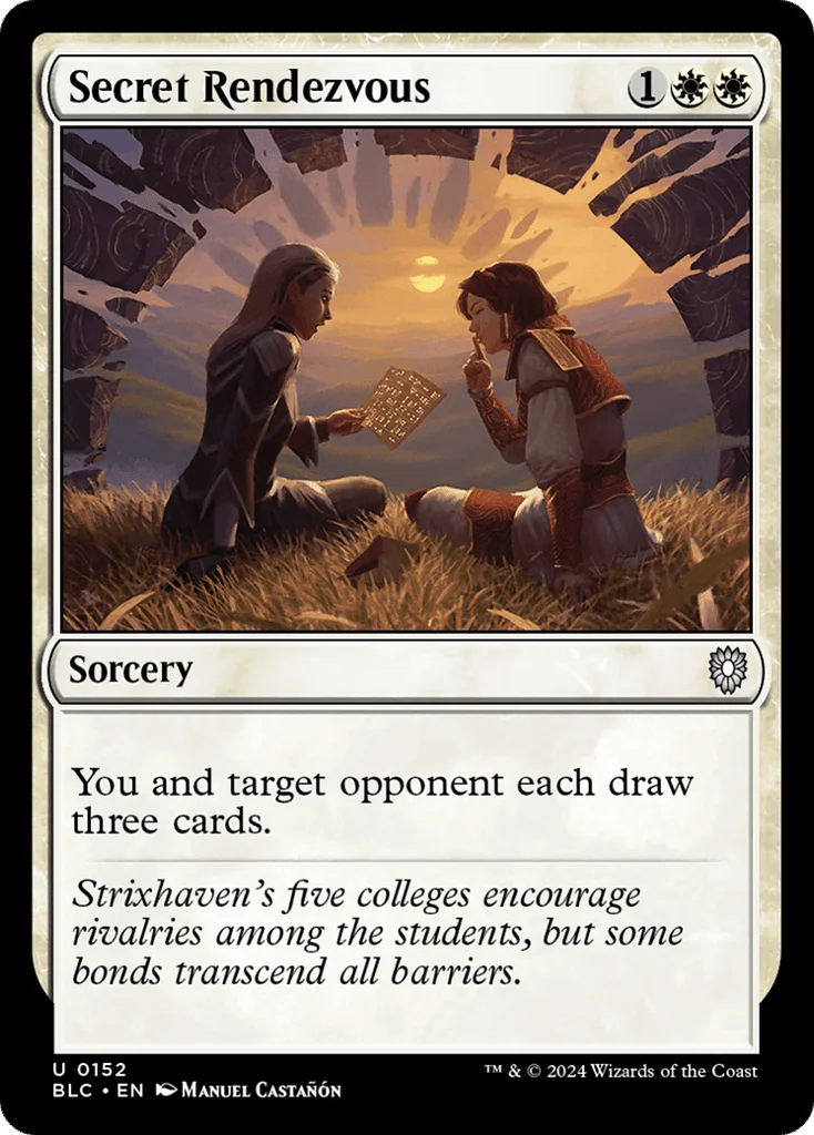 Secret Rendezvous · Bloomburrow Commander