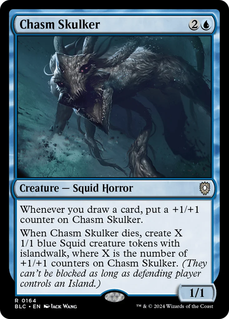 Chasm Skulker · Bloomburrow Commander