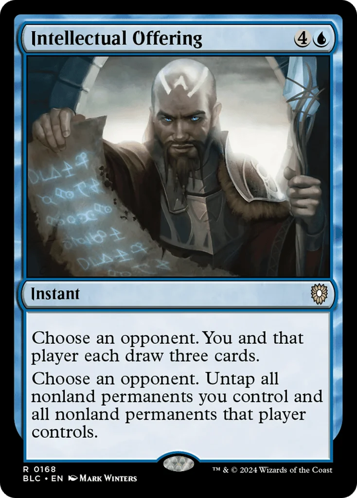 Intellectual Offering · Bloomburrow Commander