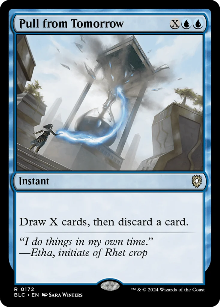 Pull from Tomorrow · Bloomburrow Commander