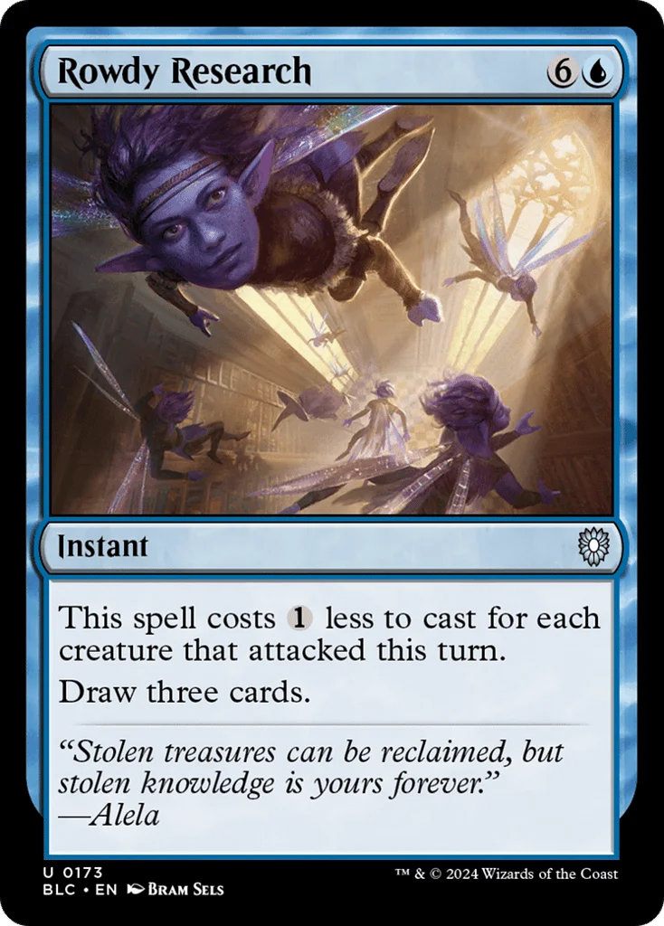 Rowdy Research · Bloomburrow Commander