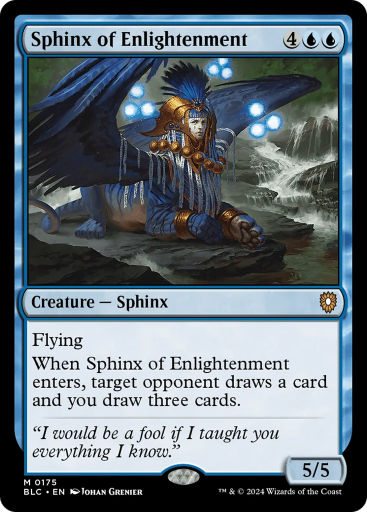 Sphinx of Enlightenment · Bloomburrow Commander