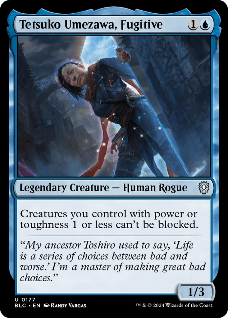 Tetsuko Umezawa, Fugitive · Bloomburrow Commander
