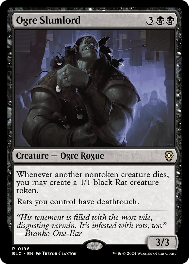 Ogre Slumlord · Bloomburrow Commander