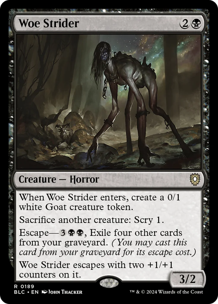 Woe Strider · Bloomburrow Commander