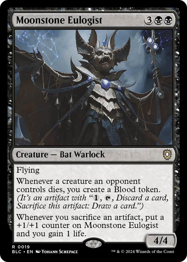 Moonstone Eulogist · Bloomburrow Commander