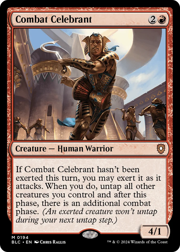 Combat Celebrant · Bloomburrow Commander