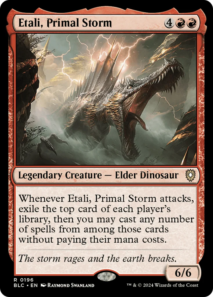 Etali, Primal Storm · Bloomburrow Commander