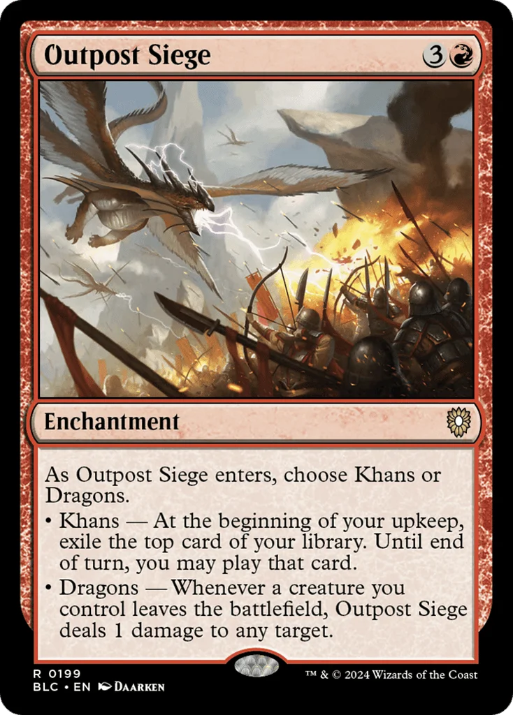 Outpost Siege · Bloomburrow Commander