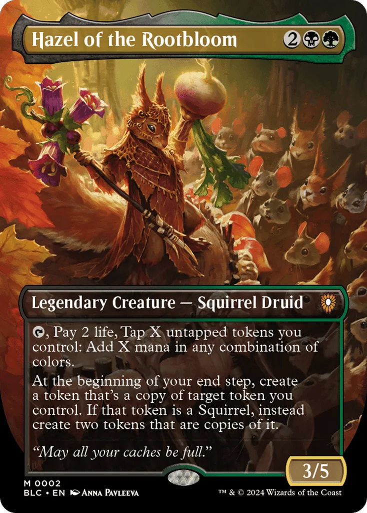 Hazel of the Rootbloom · Bloomburrow Commander