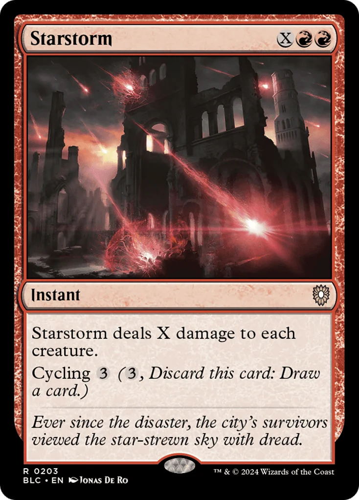 Starstorm · Bloomburrow Commander