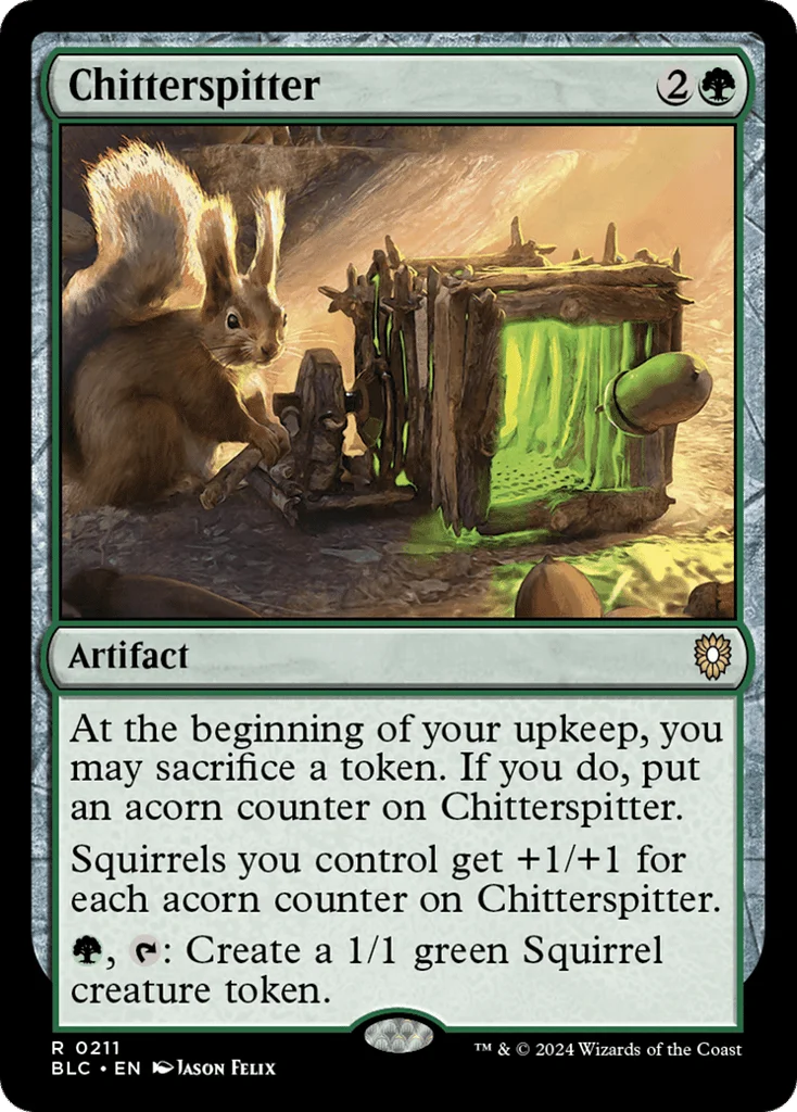 Chitterspitter · Bloomburrow Commander