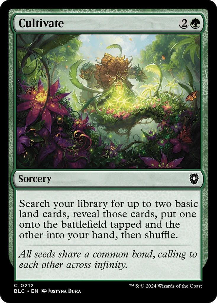 Cultivate · Bloomburrow Commander