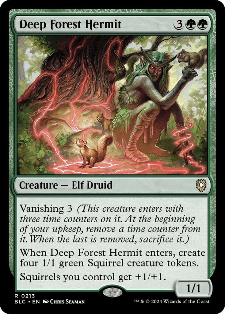 Deep Forest Hermit · Bloomburrow Commander