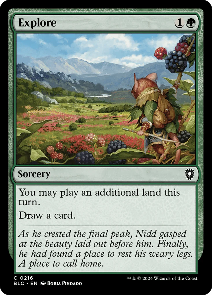 Explore · Bloomburrow Commander