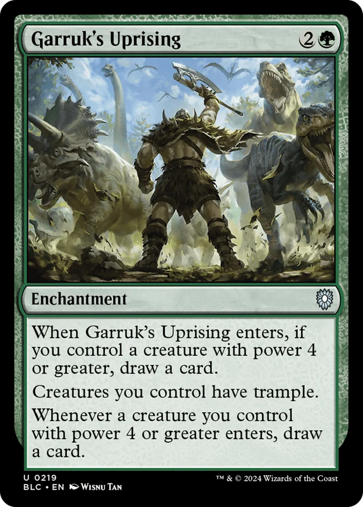 Garruk's Uprising · Bloomburrow Commander