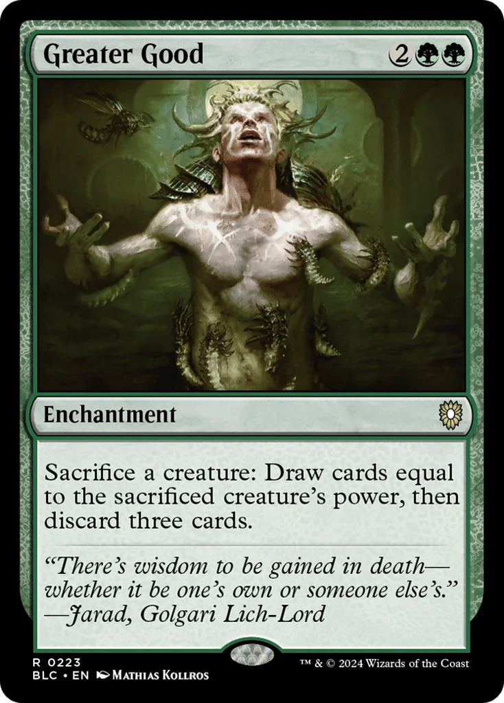 Greater Good · Bloomburrow Commander