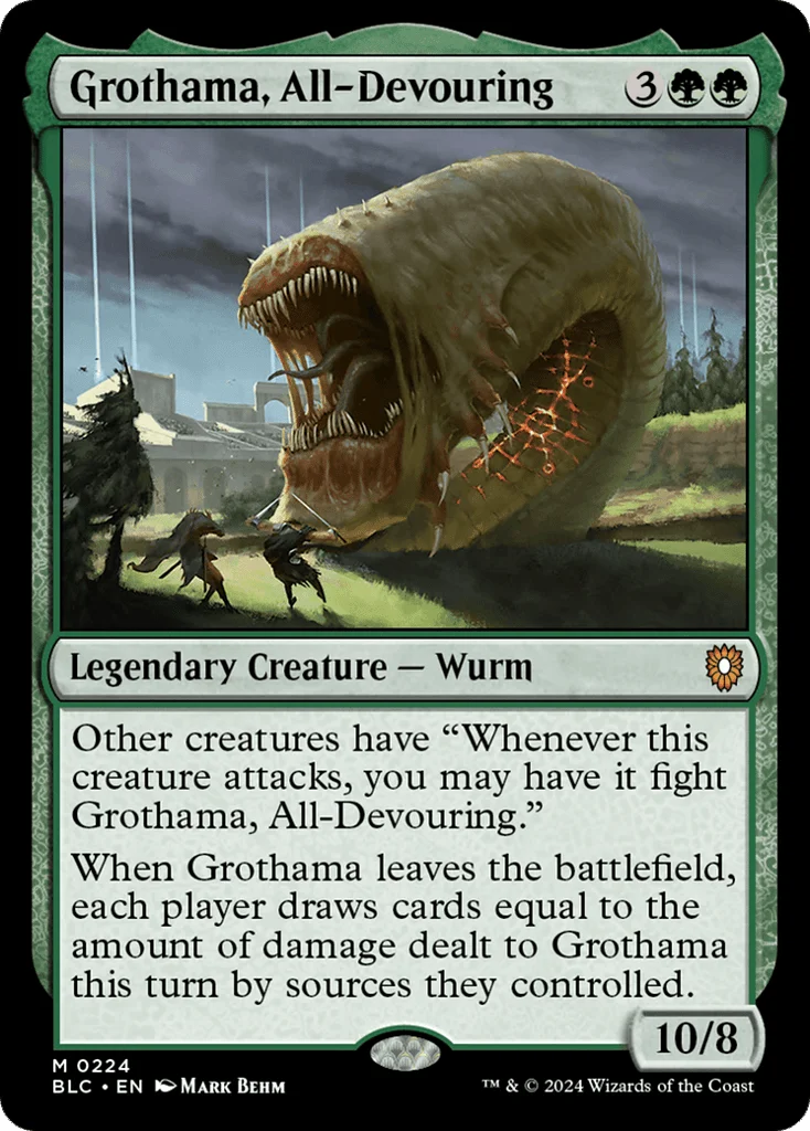 Grothama, All-Devouring · Bloomburrow Commander